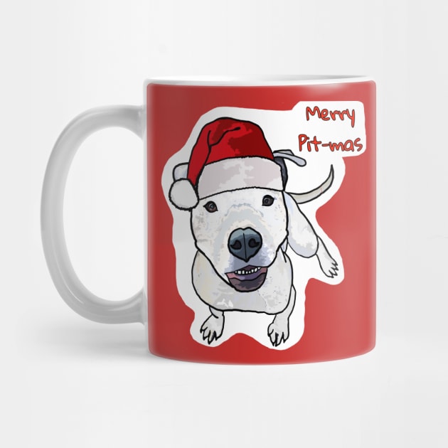 Merry Pitmas (white) by Underbite Boutique